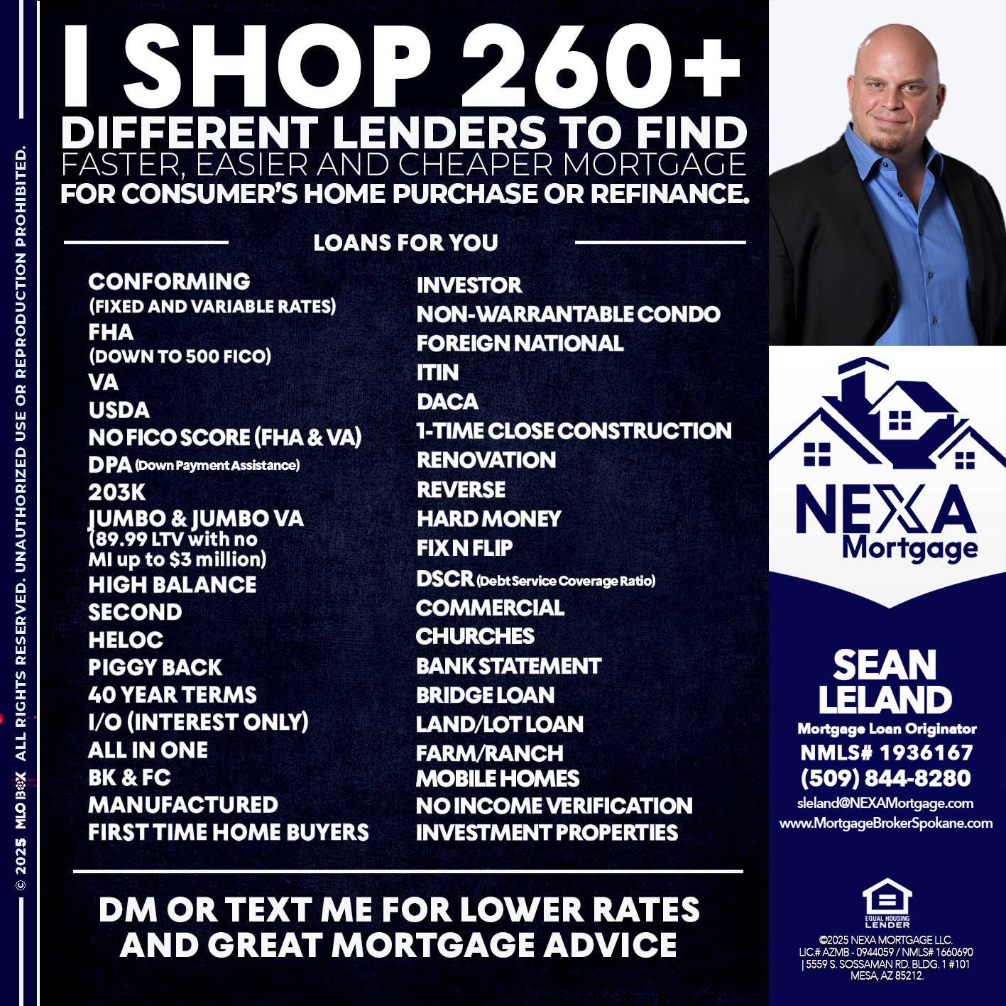 I SHOP +260 - Sean Leland -Mortgage Broker