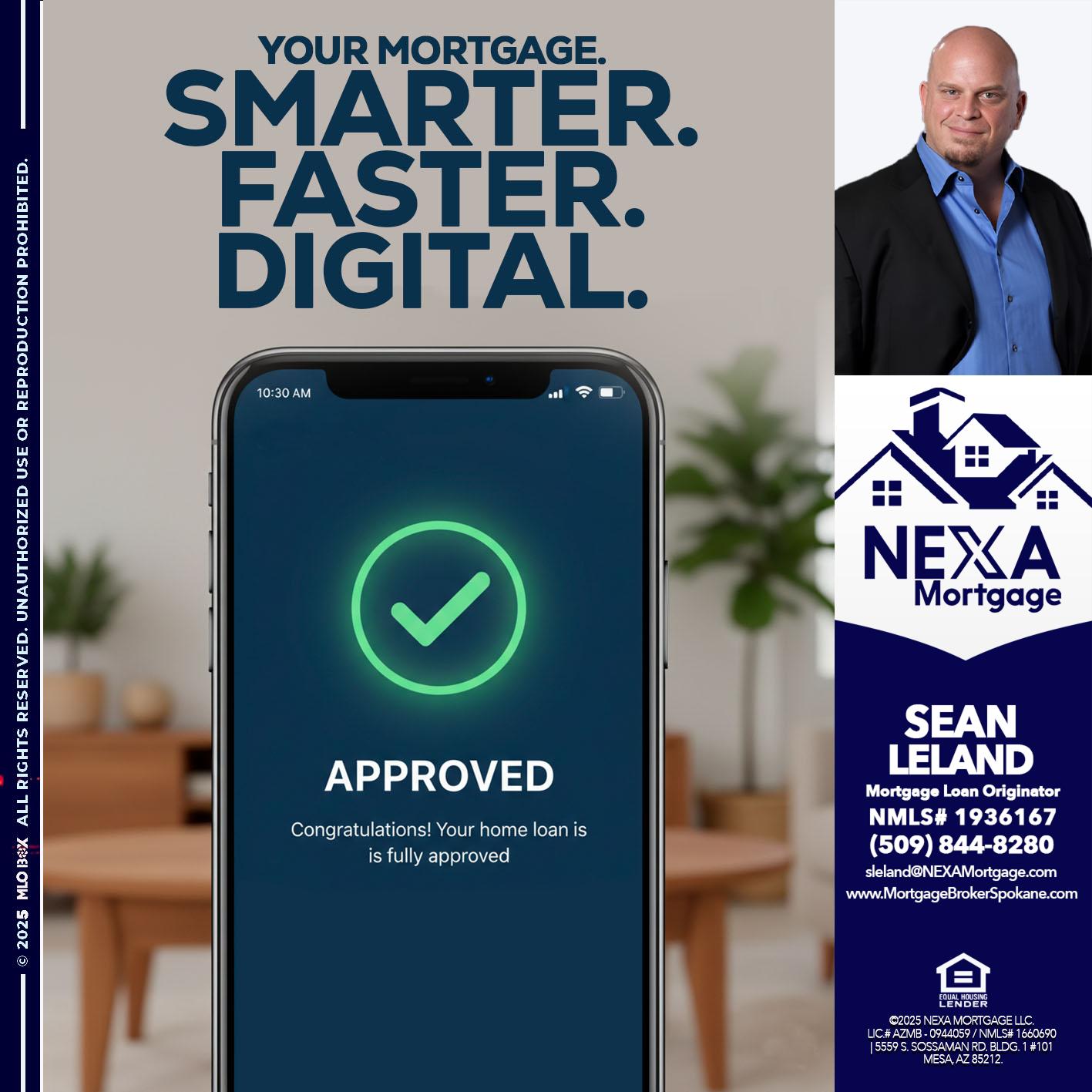smarter faster digital - Sean Leland -Mortgage Broker