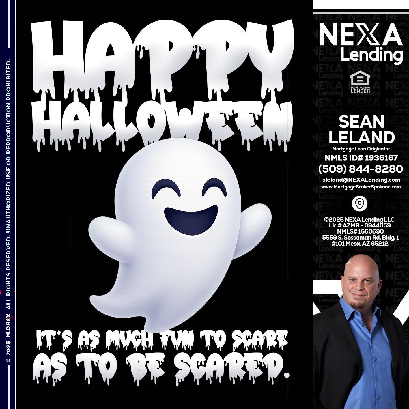 HAPPY HALLOWEEN - Sean Leland -Mortgage Broker