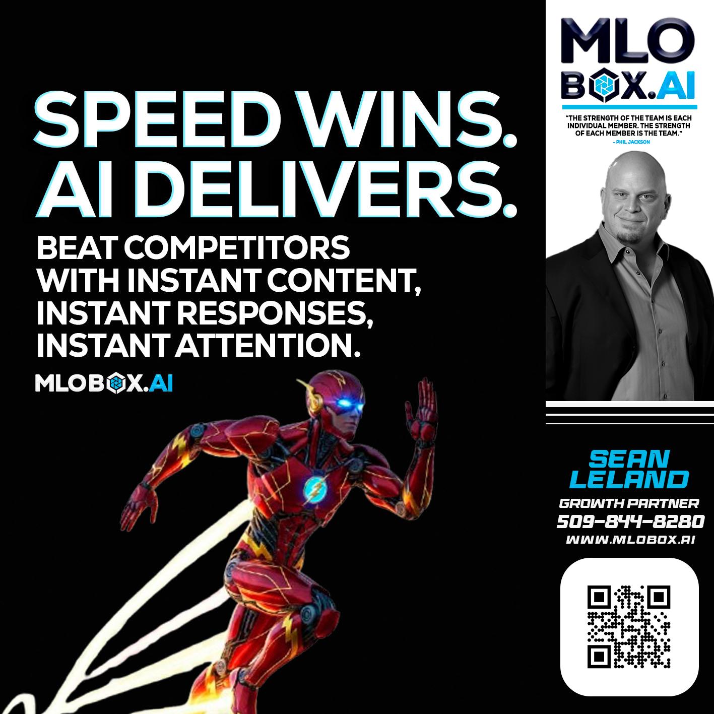 SPEED WINS - Sean Leland -Mortgage Broker