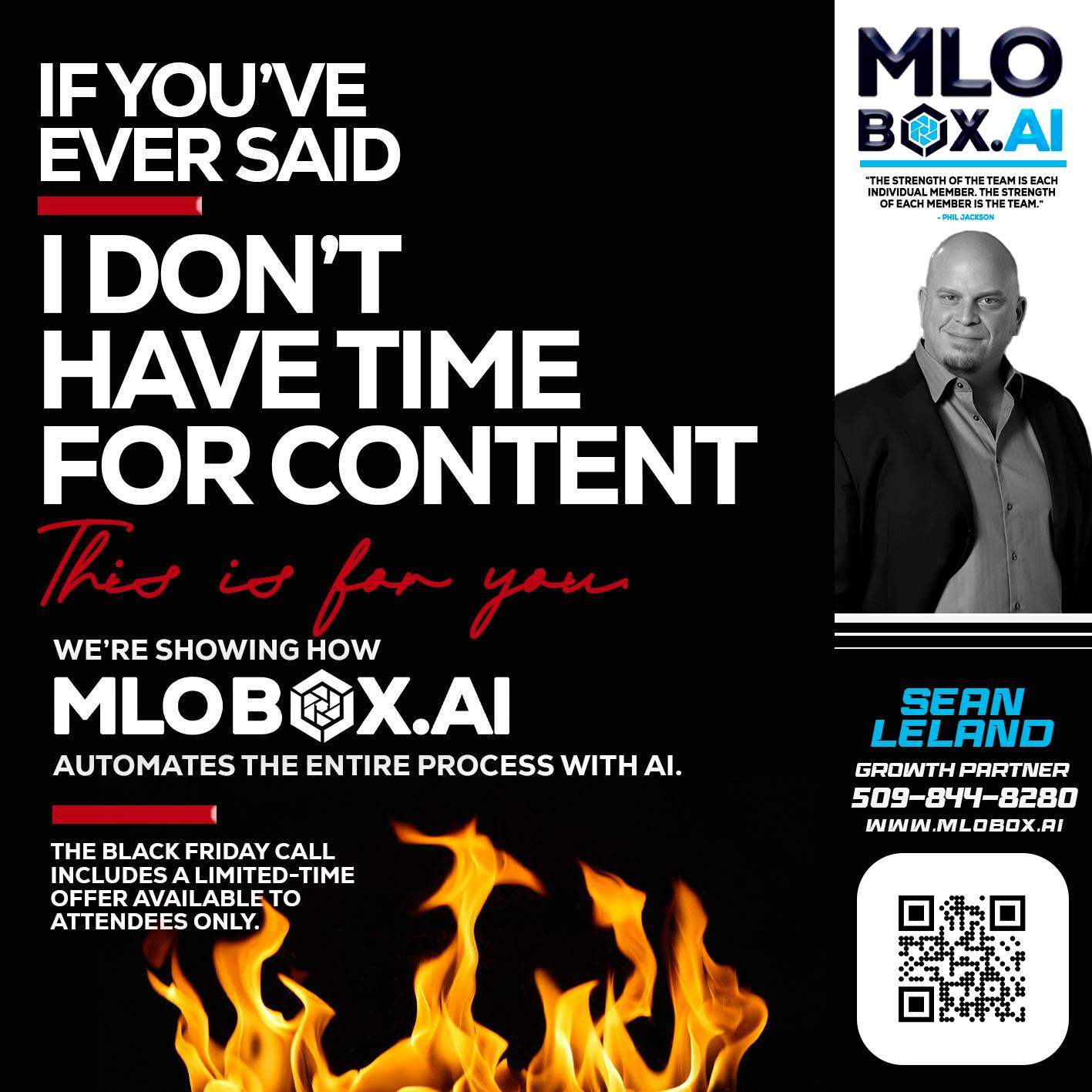if you - Sean Leland -Mortgage Broker