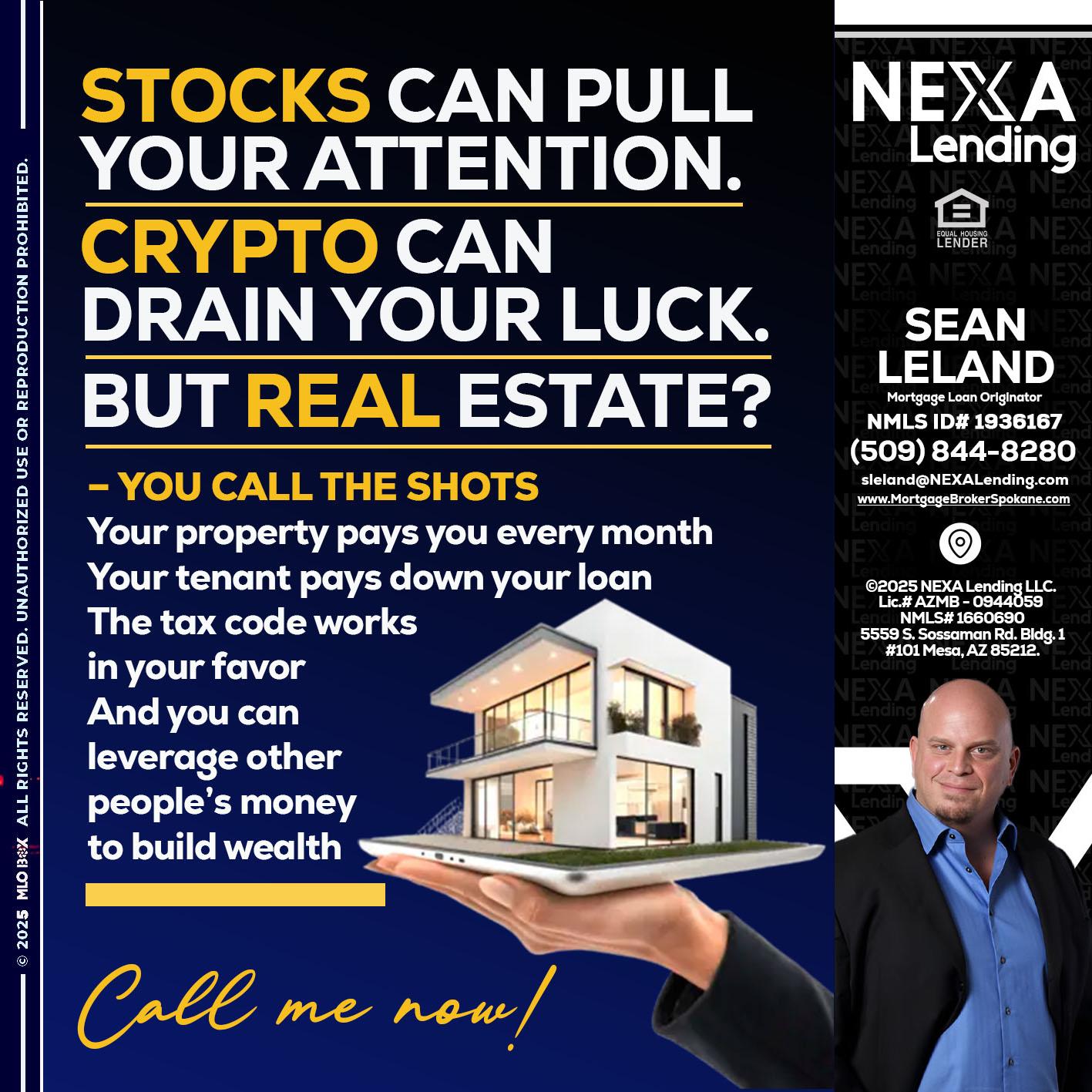STOCK YOUR - Sean Leland -Mortgage Broker