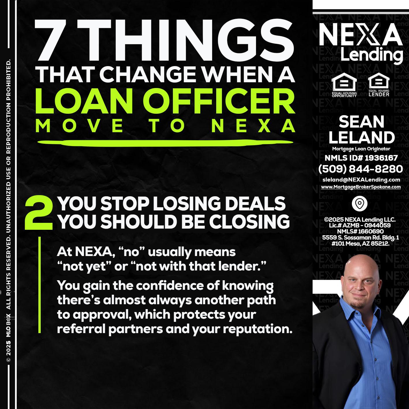 7 THINGS (2) - Sean Leland -Mortgage Broker