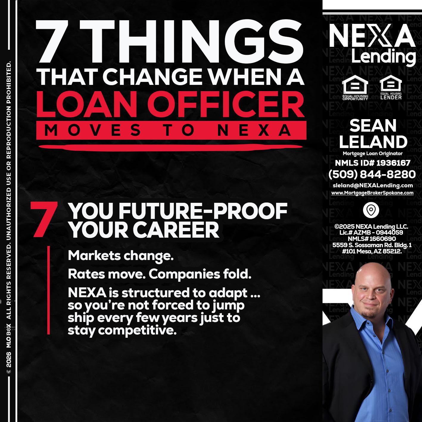 7 THINGS (7) - Sean Leland -Mortgage Broker
