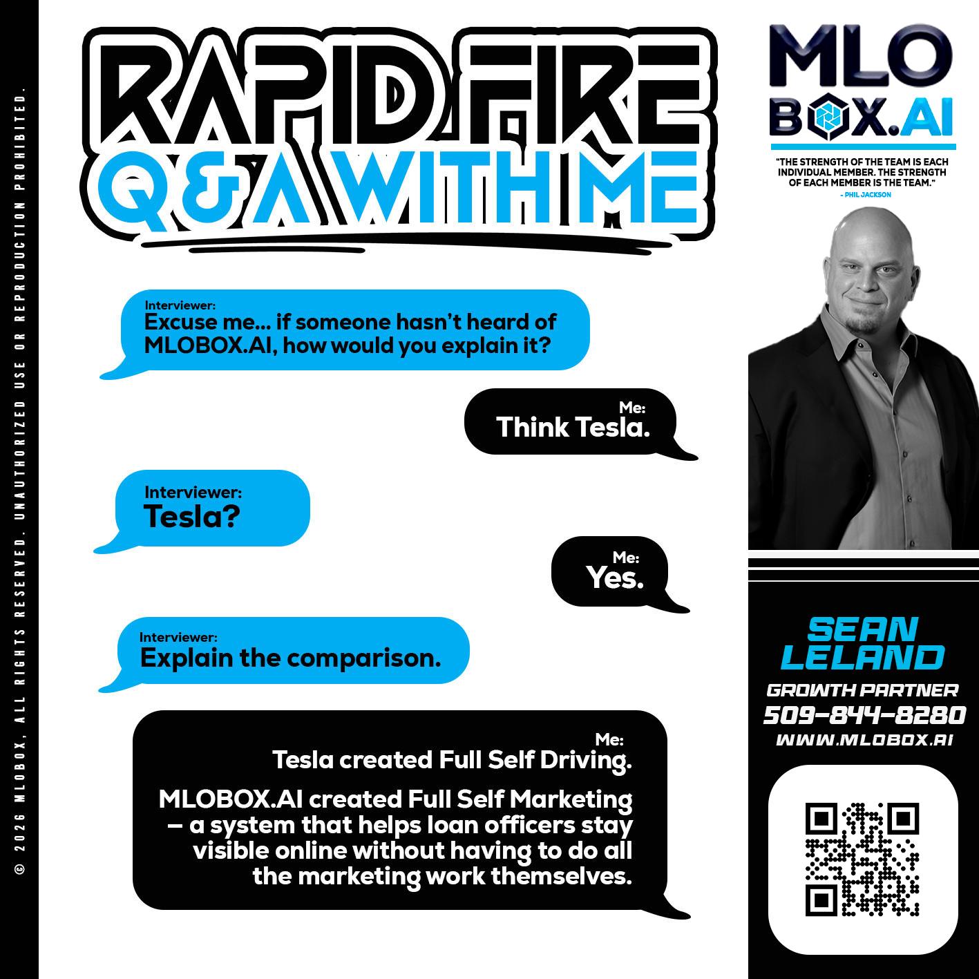 RAPID FIRE Q&A - Sean Leland -Mortgage Broker