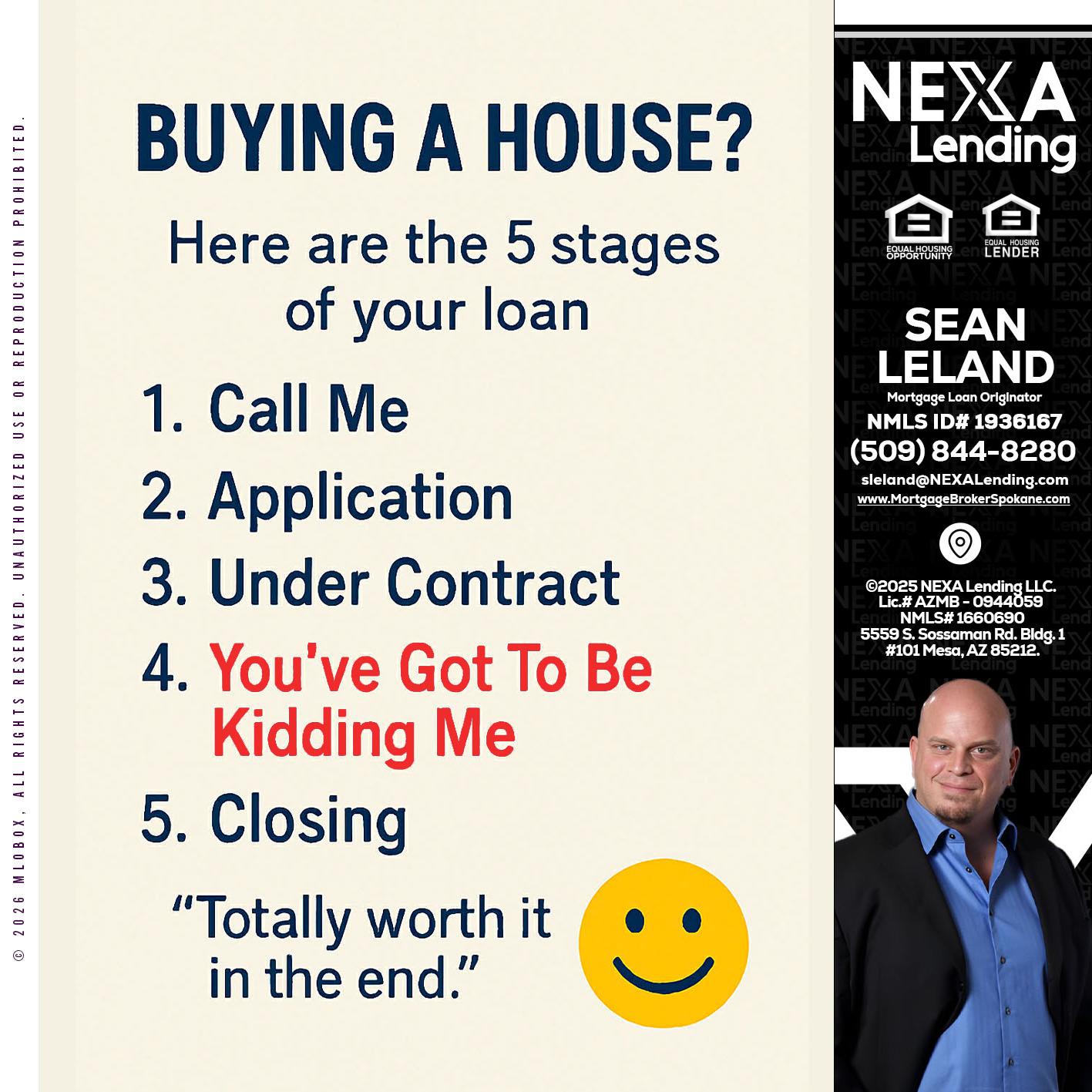 BUYING A HOUSE - Sean Leland -Mortgage Broker