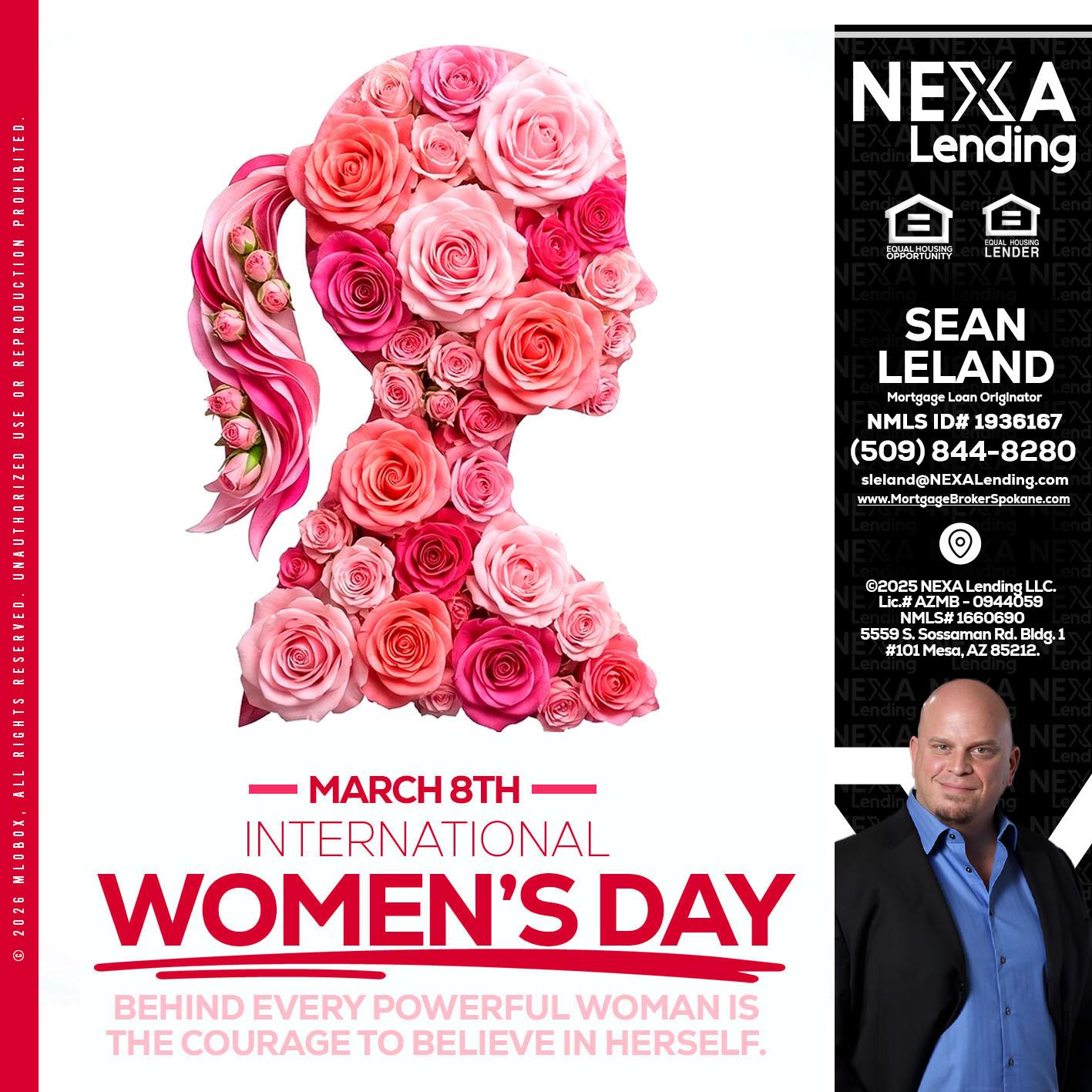 MARCH 8TH - Sean Leland -Mortgage Broker