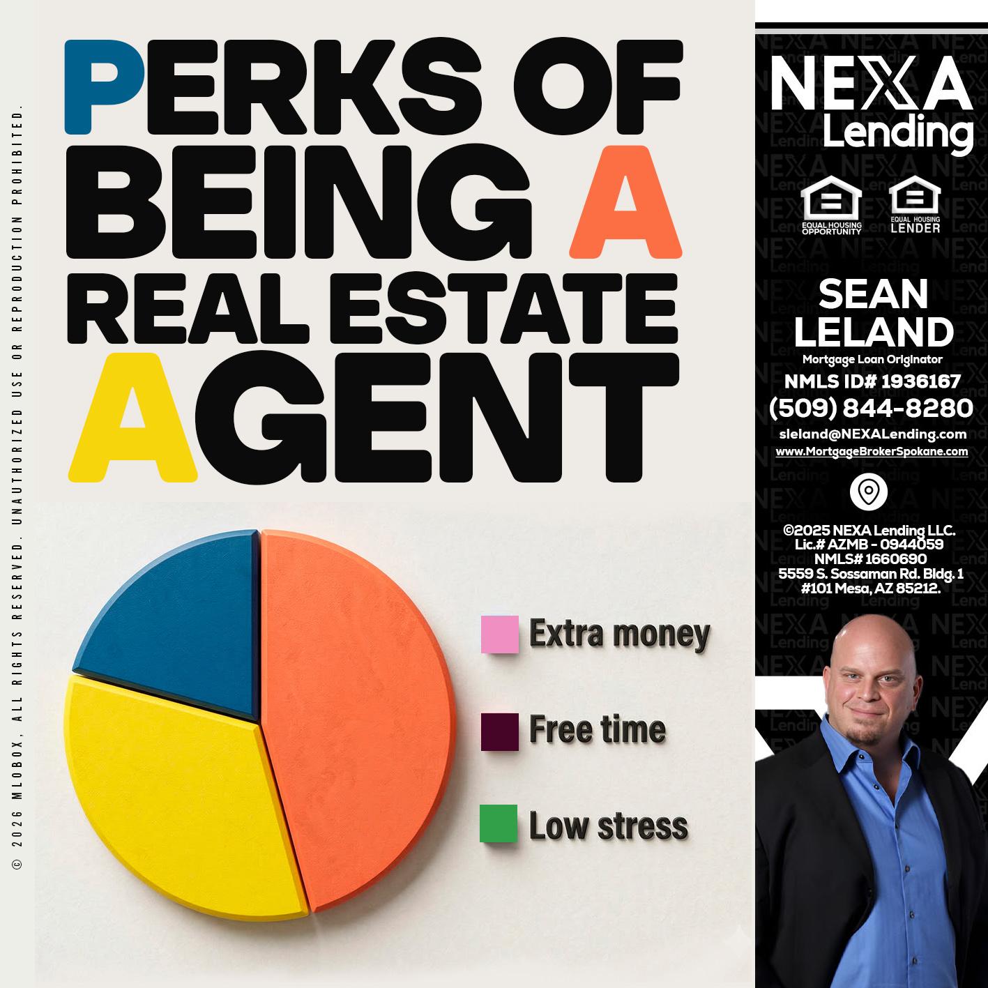 PERKS OF BEING - Sean Leland -Mortgage Broker