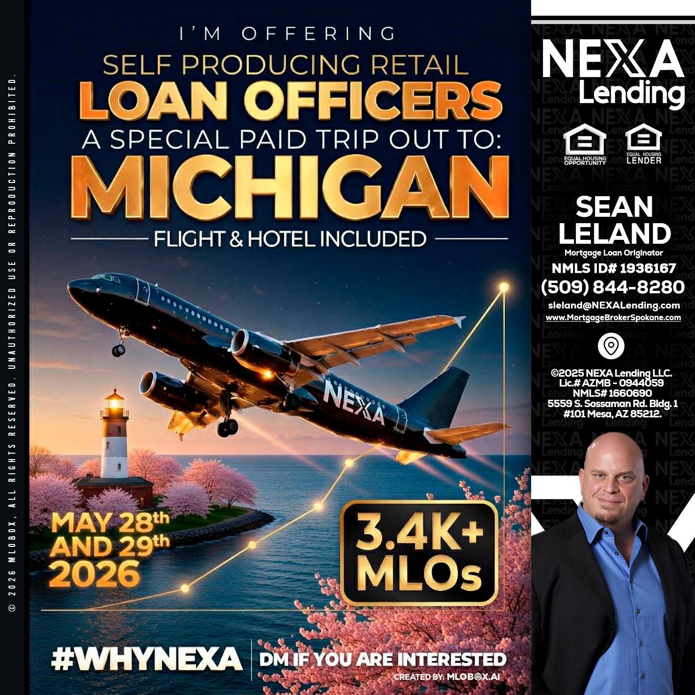 MICHIGAN TRIP - Sean Leland -Mortgage Broker