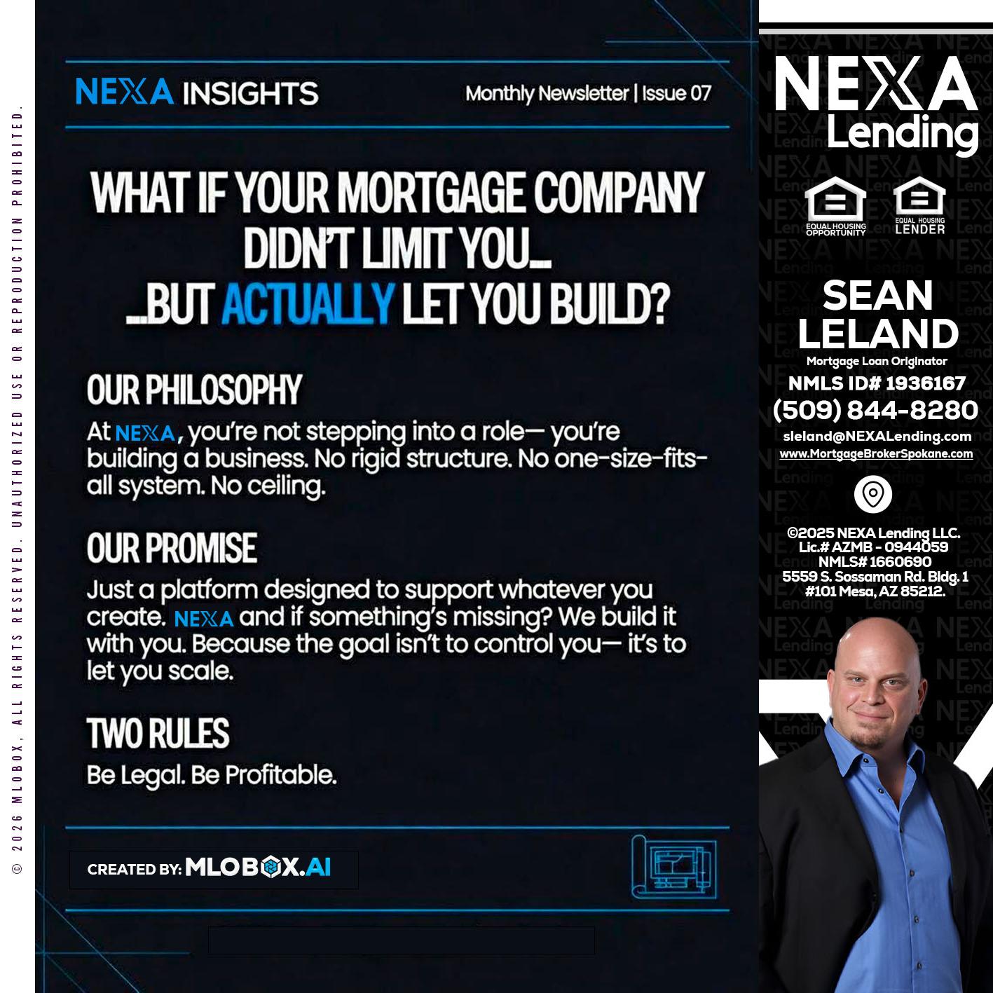 NEXA INSIGHTS - Sean Leland -Mortgage Broker