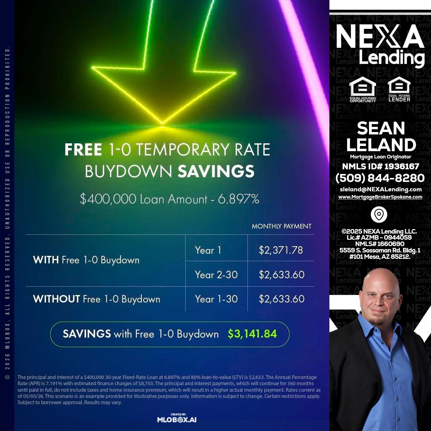BUYDOWN - Sean Leland -Mortgage Broker