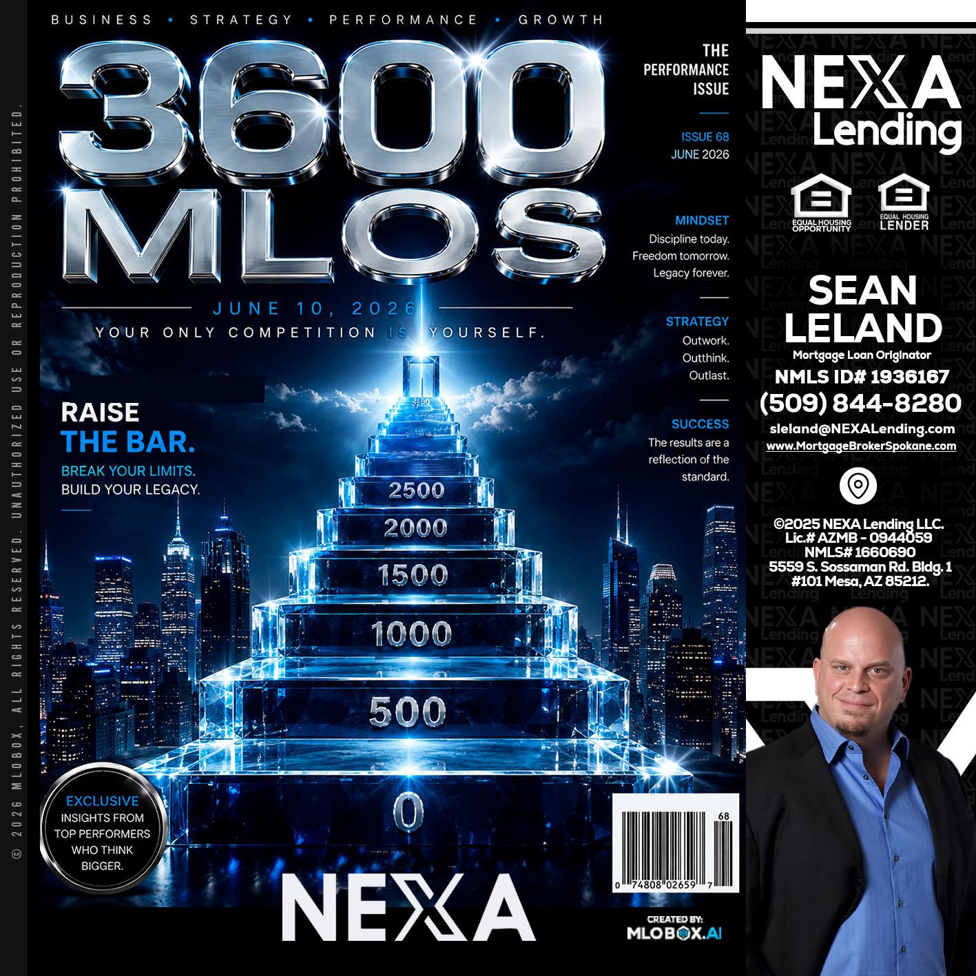 3600 MLOs - Sean Leland -Mortgage Broker