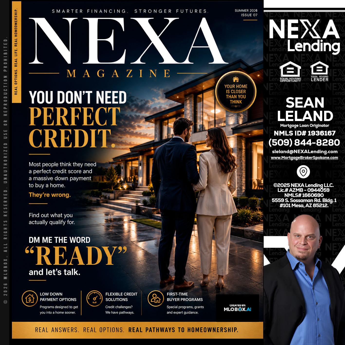 NEXA MAGAZINE - Sean Leland -Mortgage Broker
