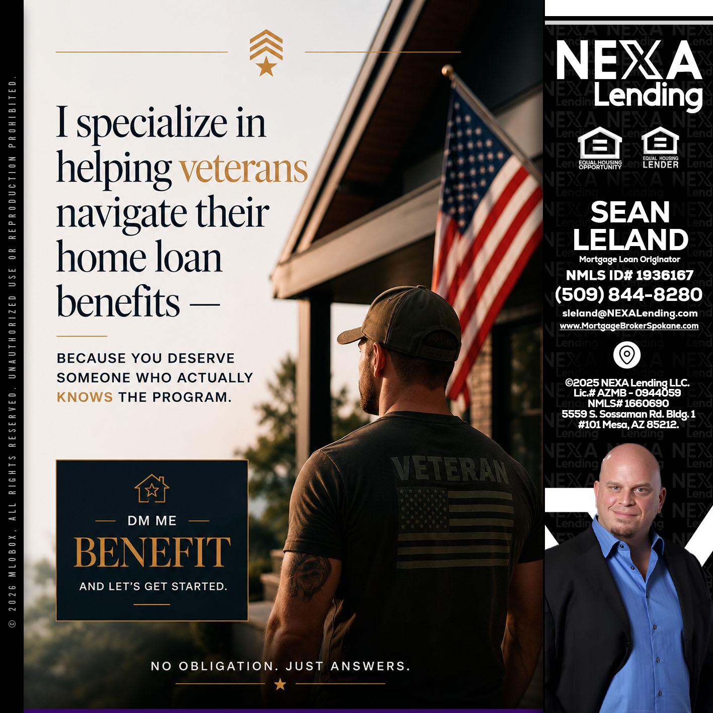 I SPECIALIZE - Sean Leland -Mortgage Broker