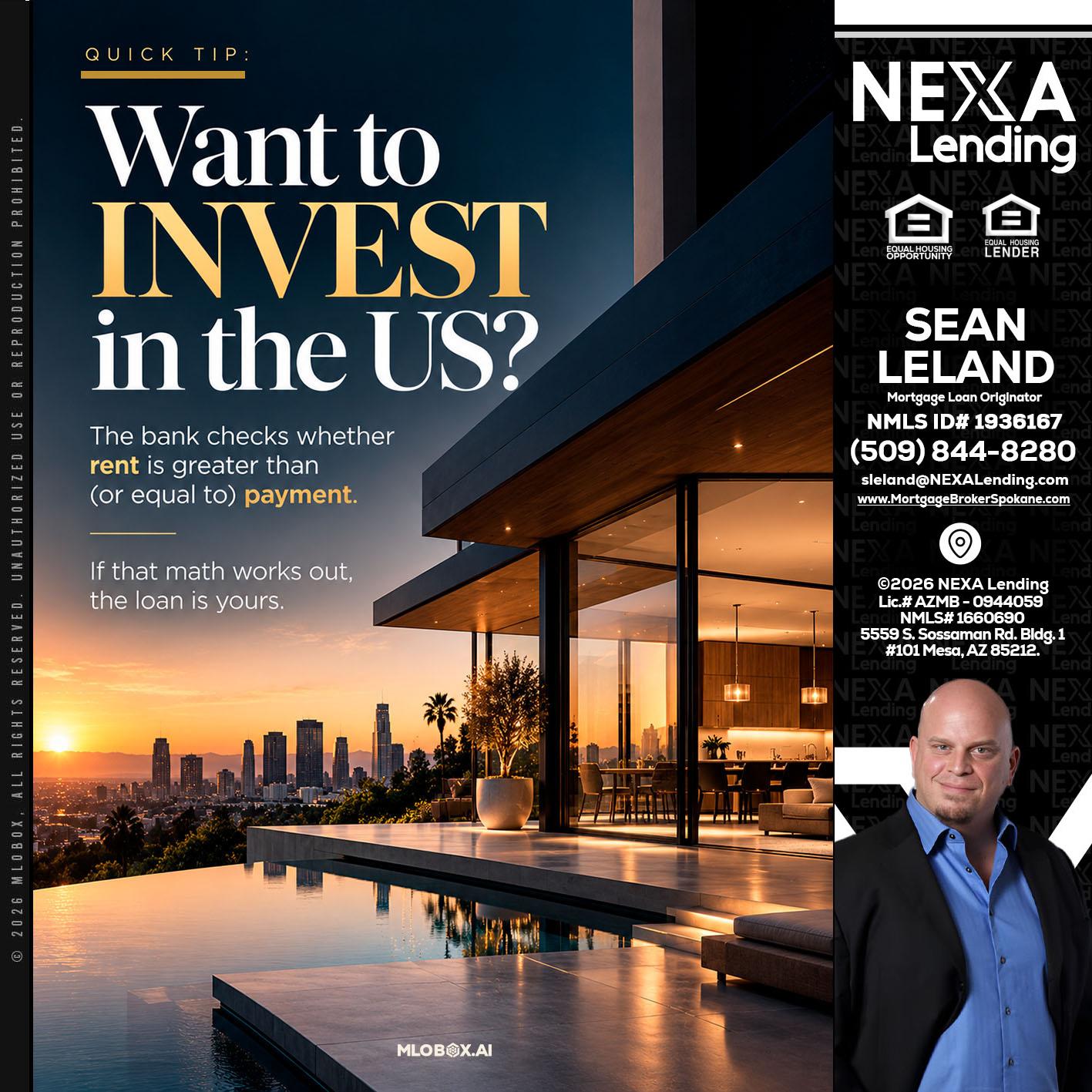 QUICK TIP - Sean Leland -Mortgage Broker